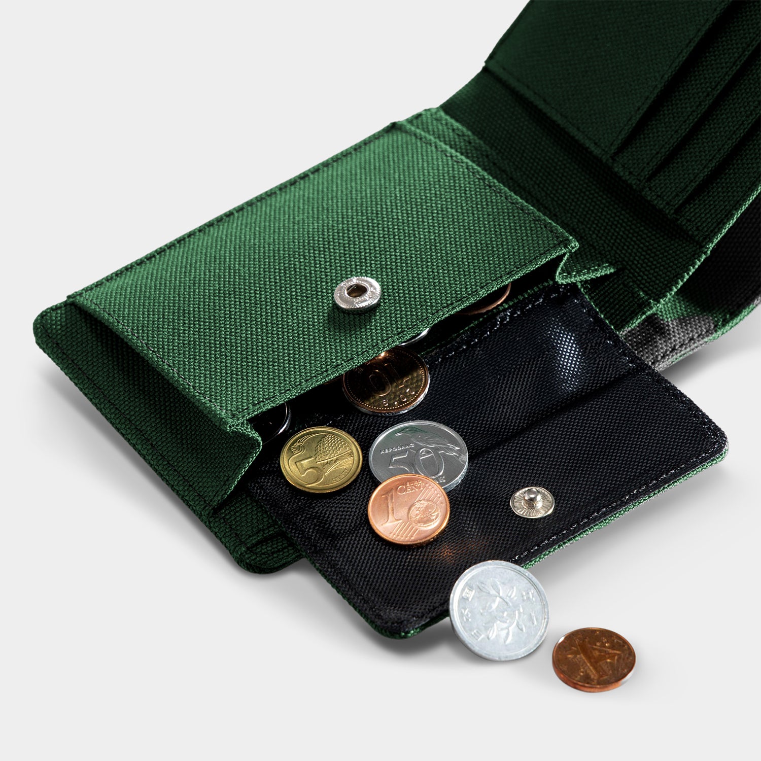 Bifold wallet clearance with coin pouch