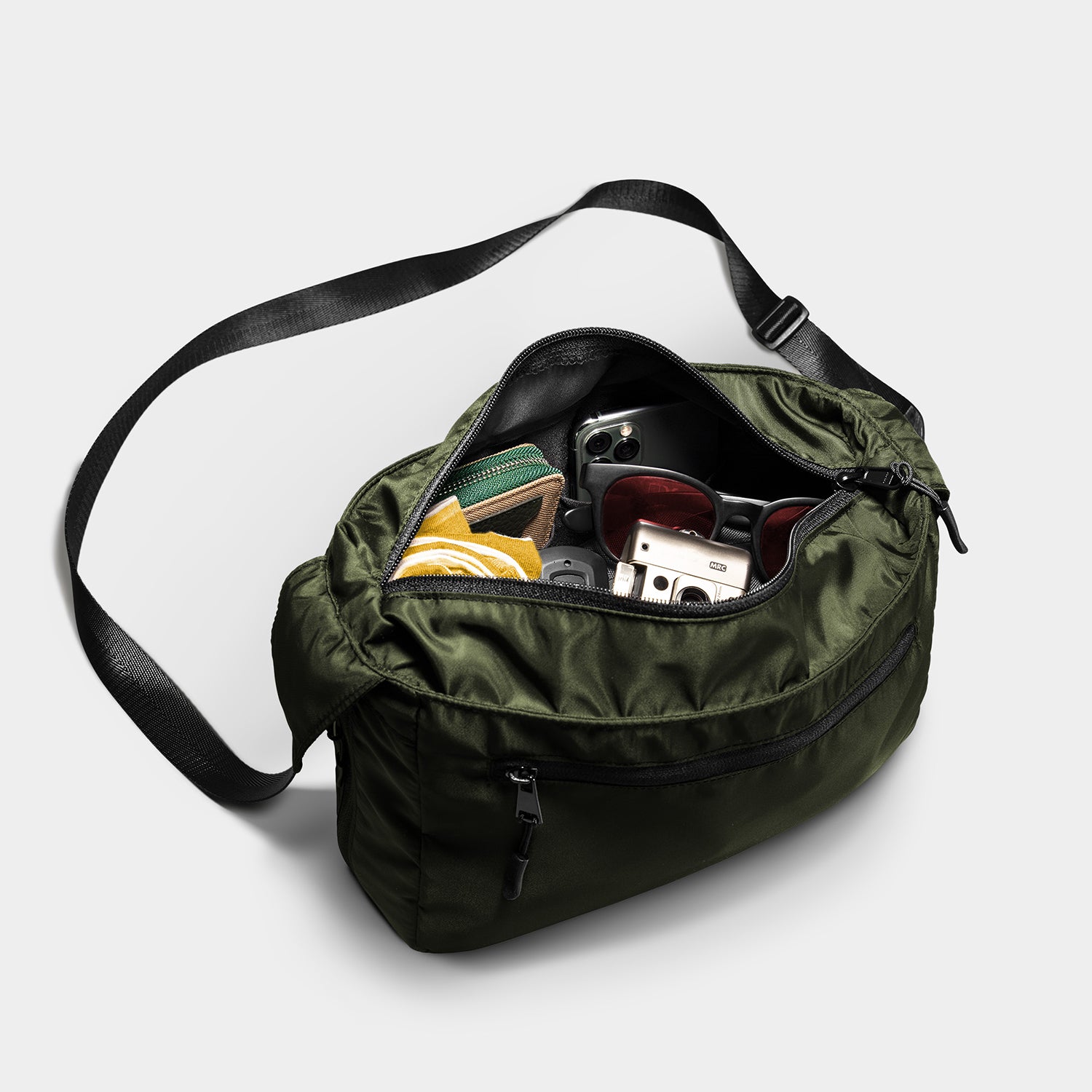 Nylon Messenger Bag